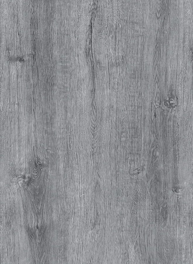 Ismoon 17.7"x118"Wood Wallpaper Light Grey Wood Peel and Stick Wallpaper Gray Wood Contact Paper Removable Wallpaper Self-Adhesive Wood Grain Faux Film Roll for Desk Table Wall Cabinet Shelf Draw - Image 1
